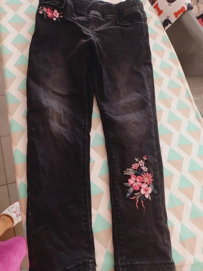 Tregging brodé MorphologiK "waterless" fille tour de hanches large