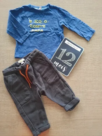 Ensemble 12 mois / 74 cm