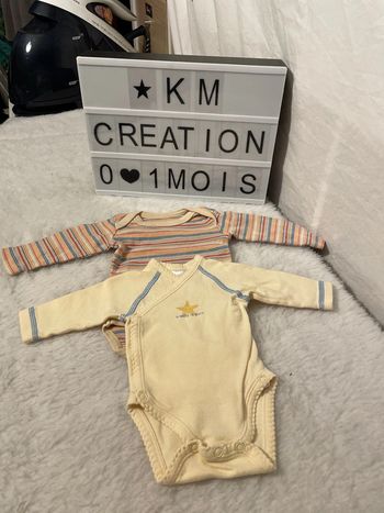 Bodys 1 mois