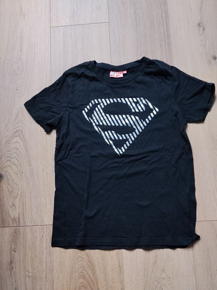 T-shirt noir Superman
