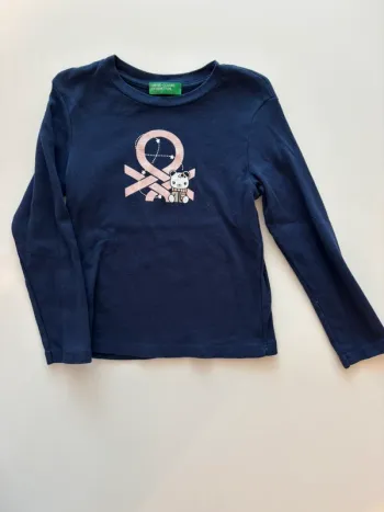 Teeshirt manche longue 3 ans fille benetton