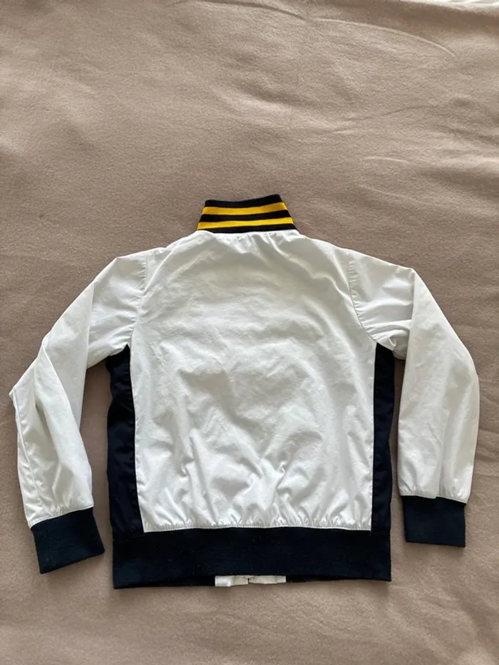 Veste zip blanche Ralph Lauren 6/7 ans en très bon état - photo numéro 9