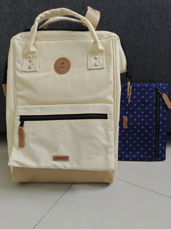 Sac à dos cabaïa M crème 