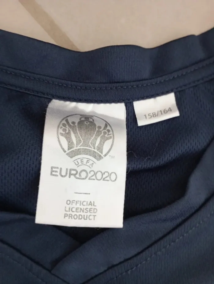 Ensemble T-Shirt + short foot bleu/blanc 12-14 ans - photo numéro 3