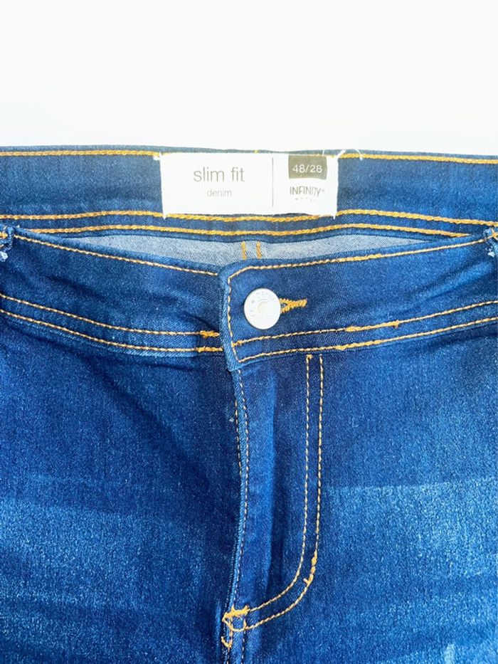 Jean slim bleu - Taille 48 - photo numéro 4
