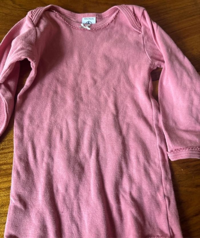 Lot de 4 bodies Petit Bateau 12M - photo numéro 6