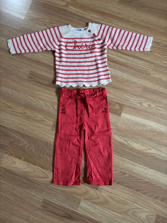 Ensemble bébé fille 24mois