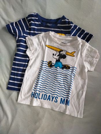 Lot 2 t-shirts marinière 3 ans