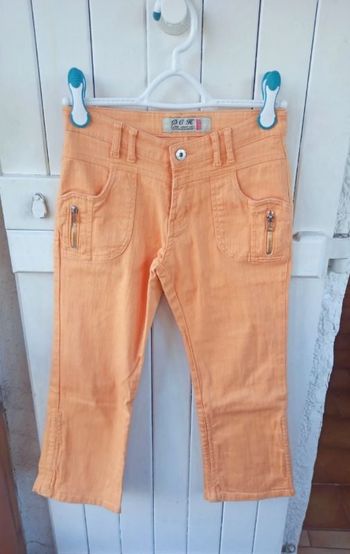 Pantacourt jeans orange M DCH
