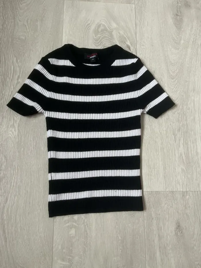 Croc top Pull en laine Jennyfer XS