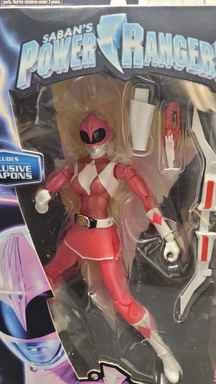 Figurine Power Rangers Mighty Morphin' Legacy Collection Pink Ranger Bandai - photo numéro 12