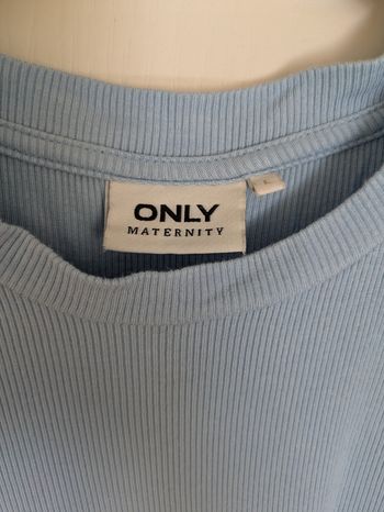 Top Only Maternity bleu ciel L