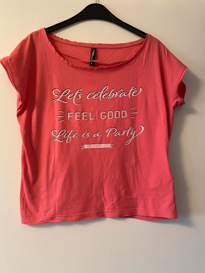 T-shirt « life is à Party » Jean Pascale Taille S