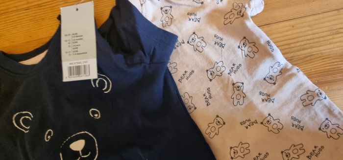 Lot 2 t-shirt bébé mixte neufs - photo numéro 2