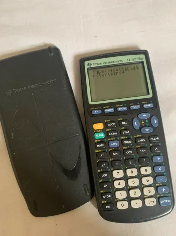 Texas instruments TI83 Plus
