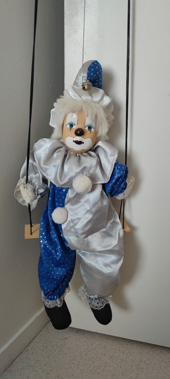 Clown tête porcelaine
