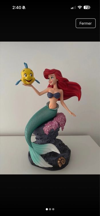 Figurine disney ariel