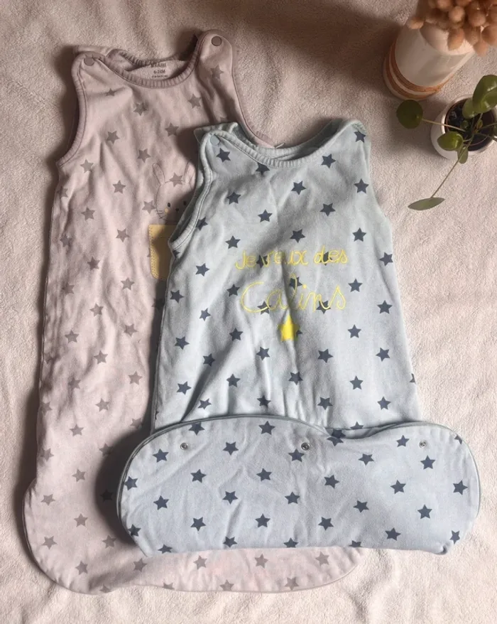 Lit 2 gigoteuses 6/24 mois