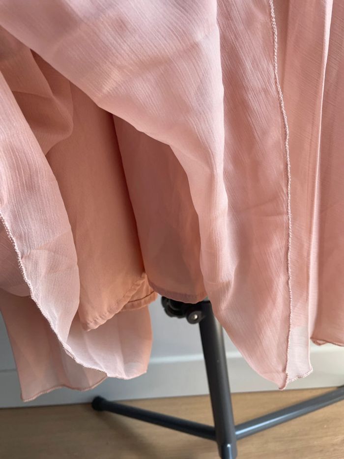 Robe longue rose pâle Asos cérémonie - photo numéro 7