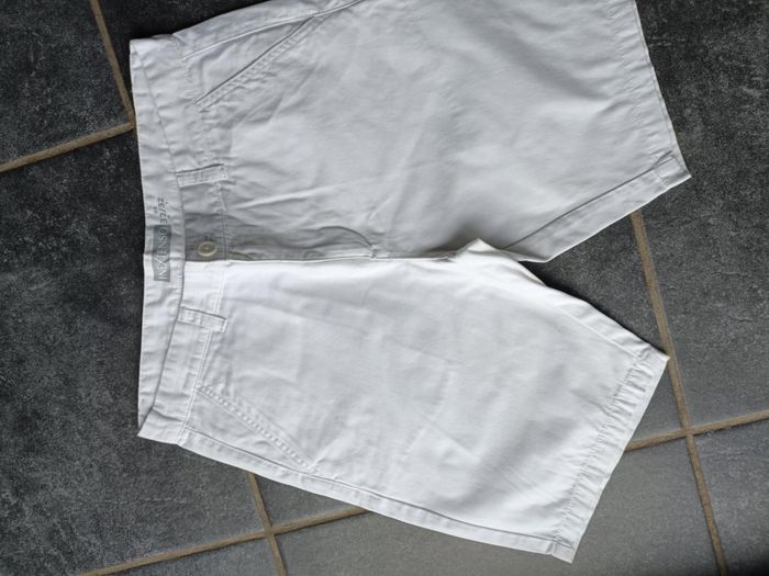 Short blanc homme