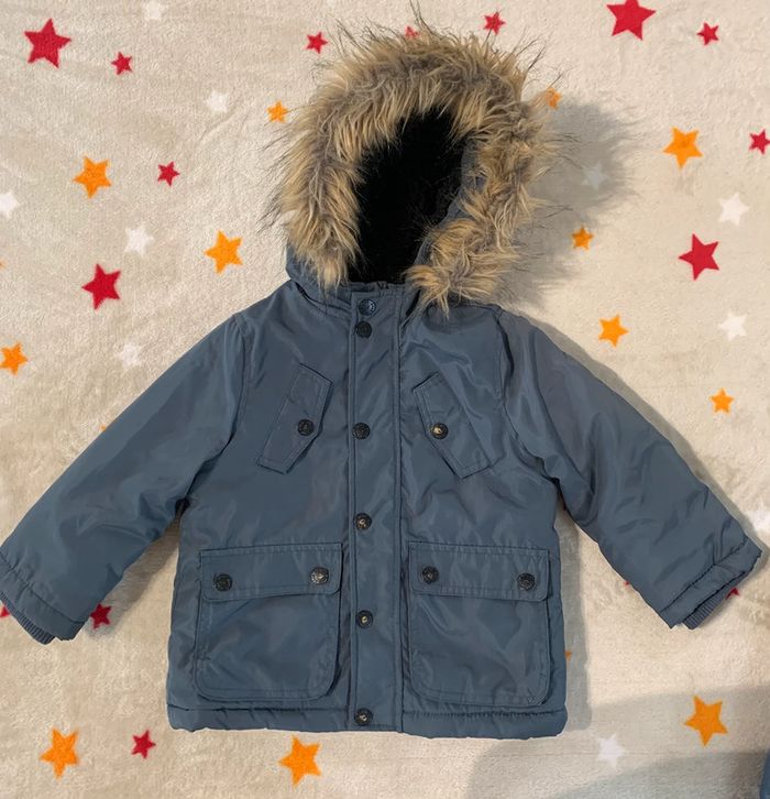 Lot Doudoune DPAM et Parka DPAM Bleue et Grise 24 Mois (86 cm) - photo numéro 2