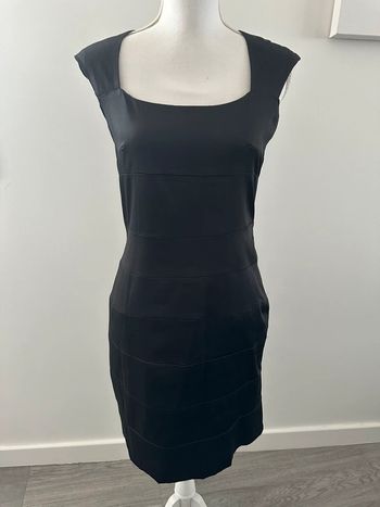 Petite robe noire satinée Camaïeu T38 M