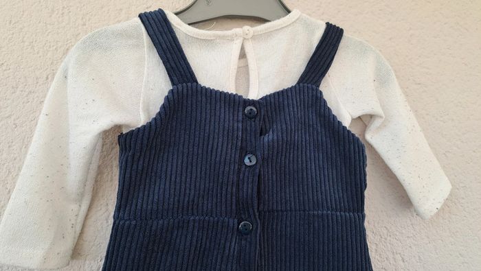 Ensemble combi short cotelé et pull - photo numéro 2