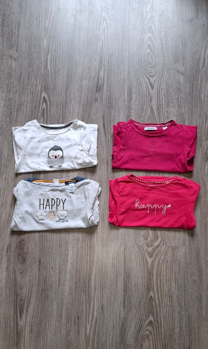 Lot t-shirts manches longues