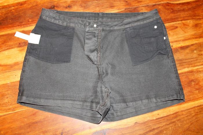 Short jean’s – Noir – Etam - 42 - photo numéro 3