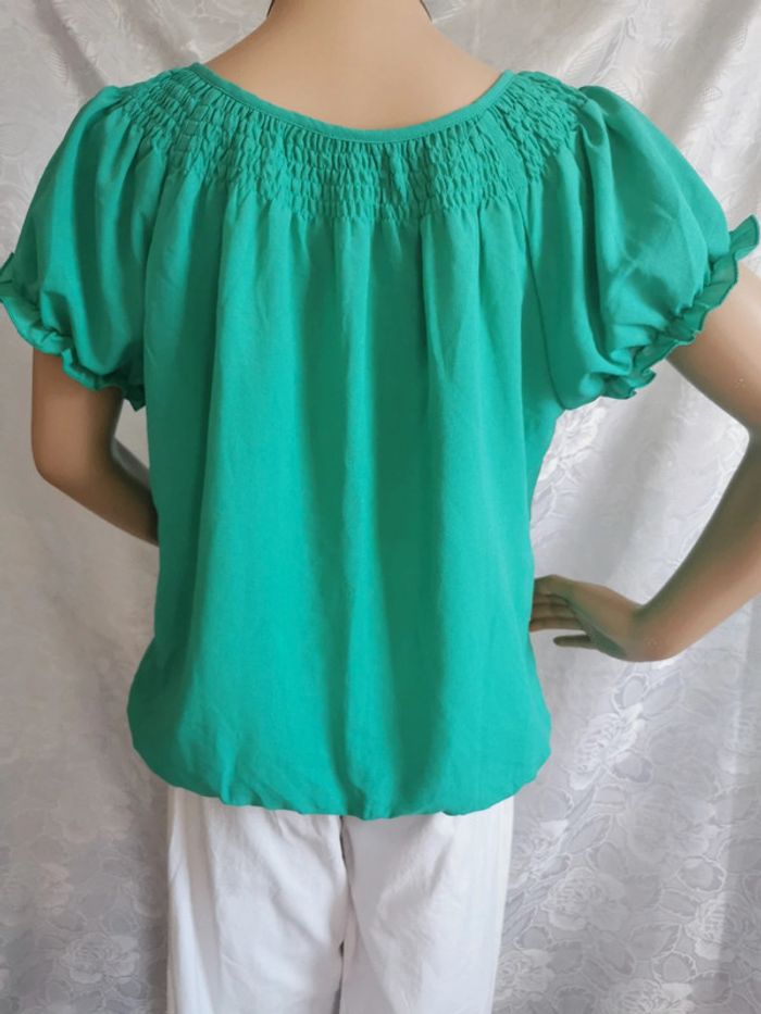 🌸 Joli top vert  - Taille 42 - Botelli 🌸 - photo numéro 5