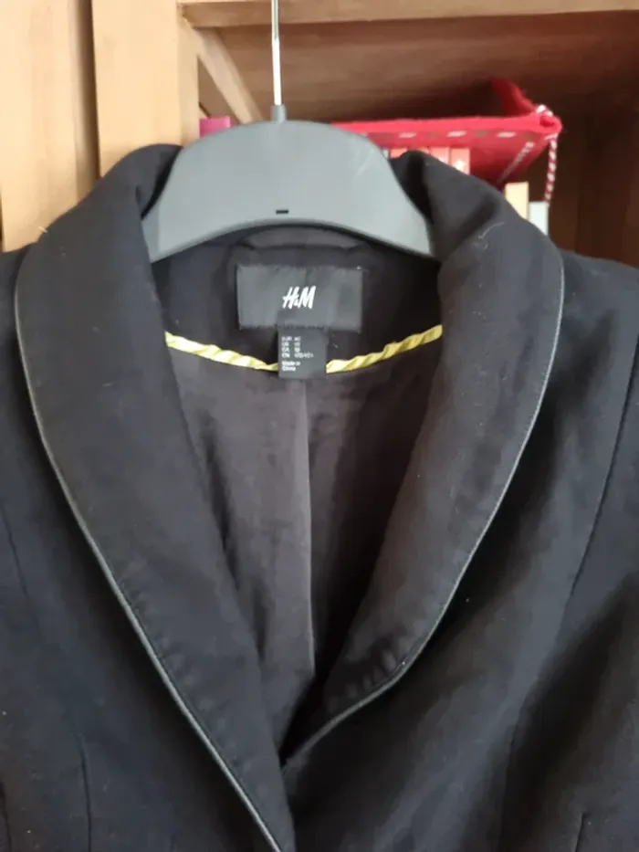 Veste de tailleur H&M noire taille 40 - photo numéro 2