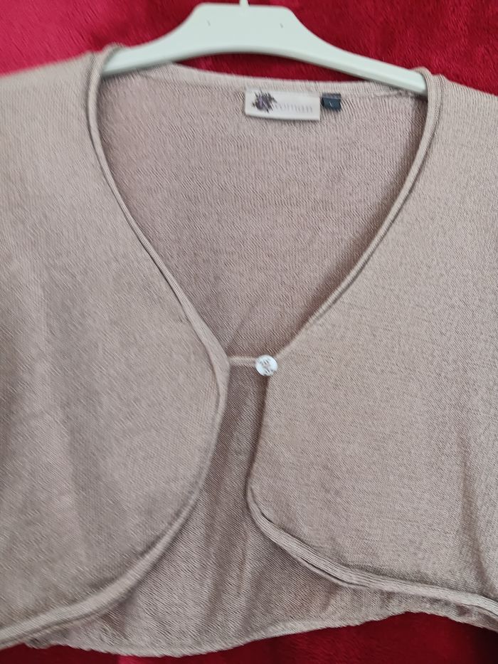 Boléro beige - photo numéro 2