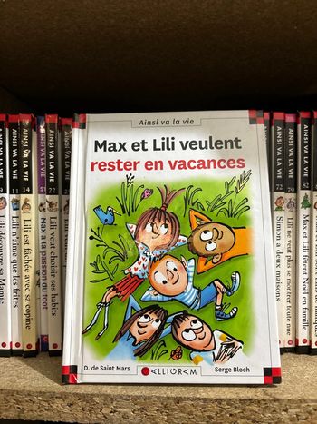 Livre Max et Lili veulent rester en vacances