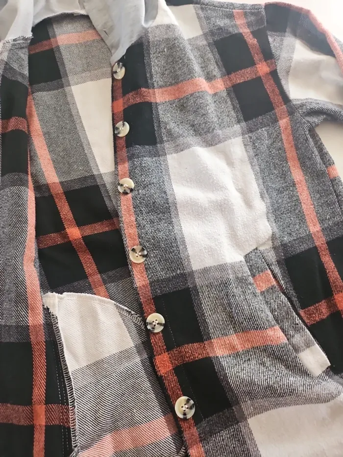 Veste à carreaux flanelle - photo numéro 3