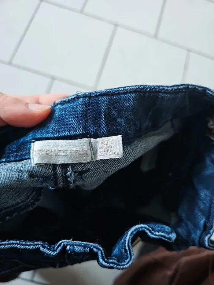 Jean skinny effet usé orchestra 7 ans - photo numéro 6