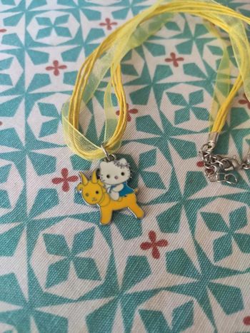 Hello Kitty collier Capricorne zodiaque