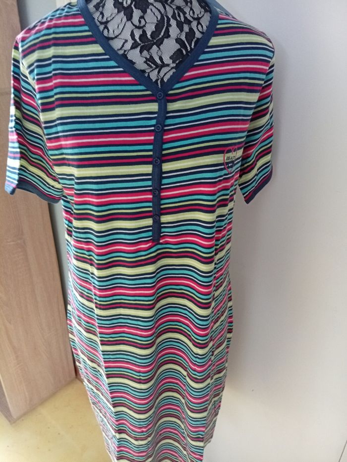 Jolie chemise de nuit 💯 coton - photo numéro 4