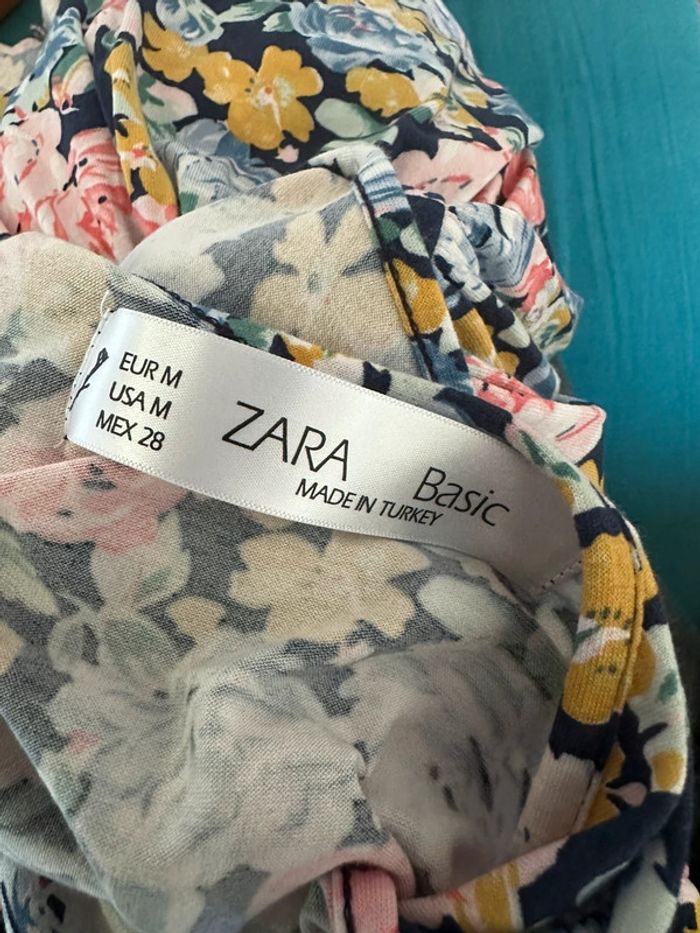🌸 Robe d’été fleurie vintage – ZARA – Taille M🌼 - photo numéro 8