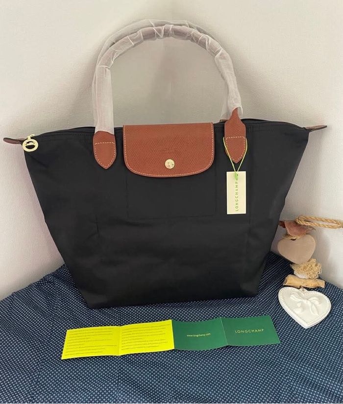 ❤️ sac fourre-tout authentique noir neuf taille L ❤️ - photo numéro 2