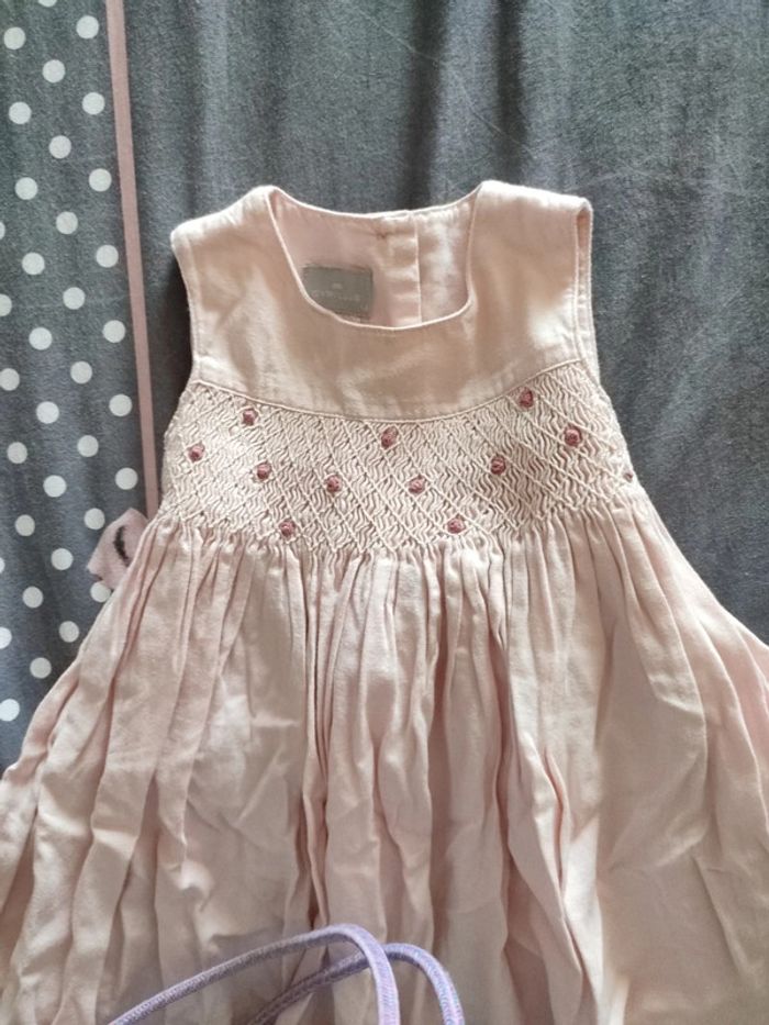 Robe Cyrillus à smock 9 mois - photo numéro 4