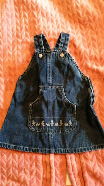 Robe en jeans a brettelles