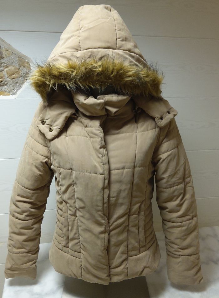 Parka  beige  , femme,  T M  " 38/ 40
