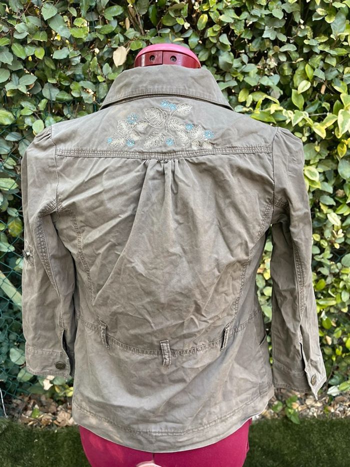 Magnifique veste kaki Okaïdi fille 8 ans - photo numéro 2