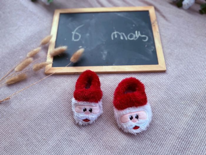 Paire de chausson pere noel - photo numéro 2
