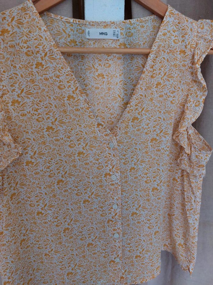 Blouse légère en coton motif fleuri - photo numéro 4