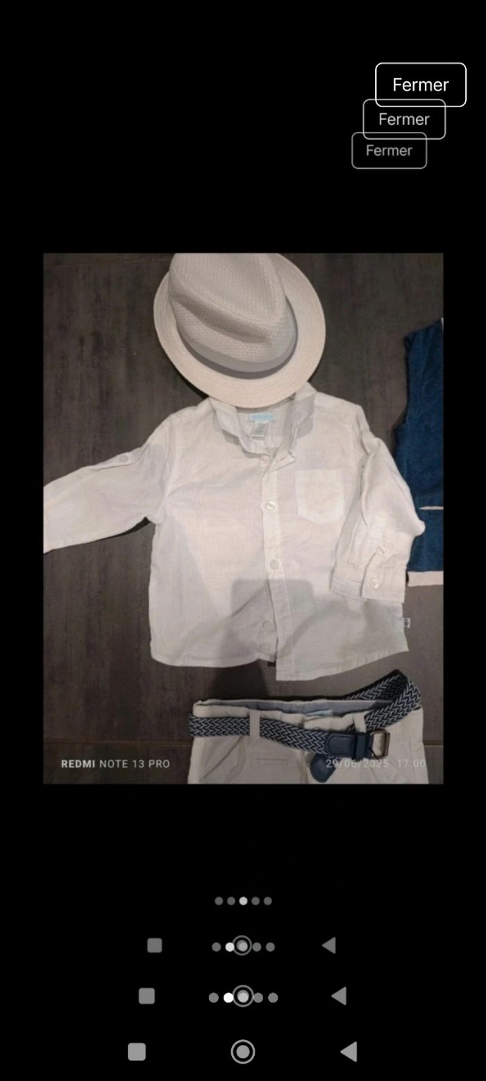 Ensemble cérémonie enfant en 12 mois - photo numéro 2