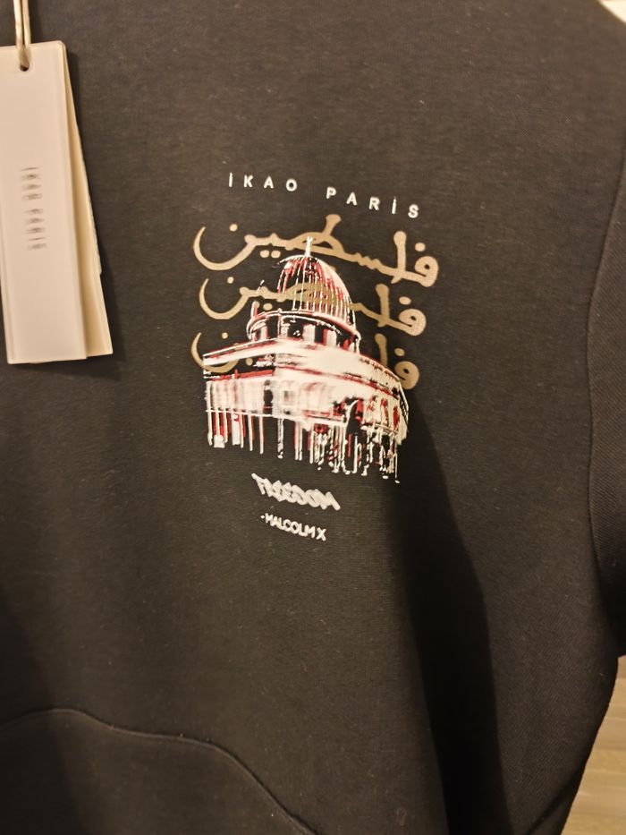 Pull à Capuche Malcom X Neuf Aucun Défaut Aucune Tâche État Parfait Médaillon De La Main De Fatma Compris - photo numéro 4