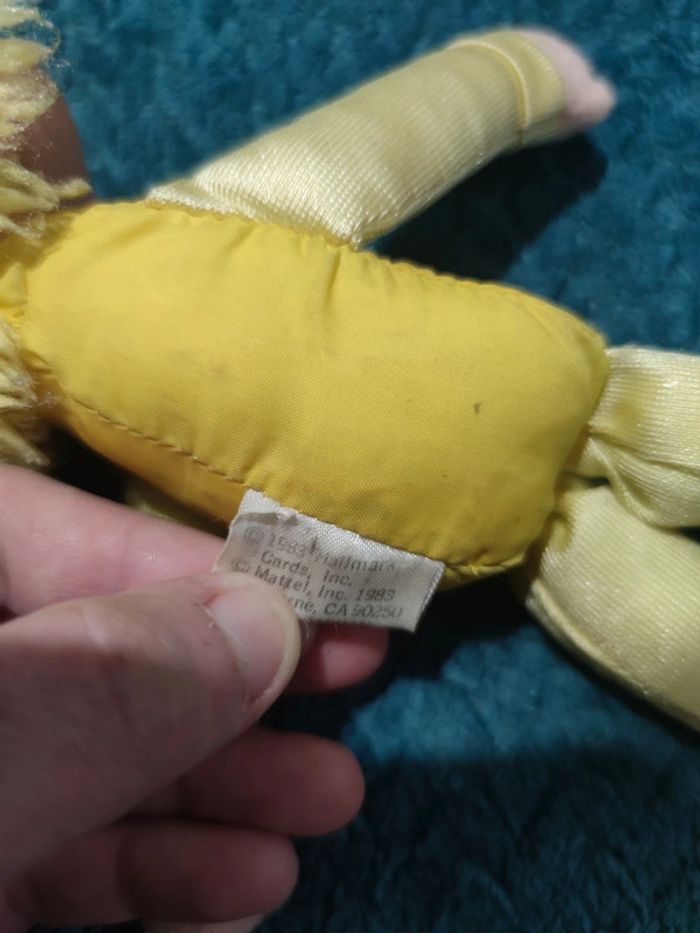 🌺 Poupée blondine arc en ciel 1083 vintage Mattel 28 cm rainbow brite canary - photo numéro 2