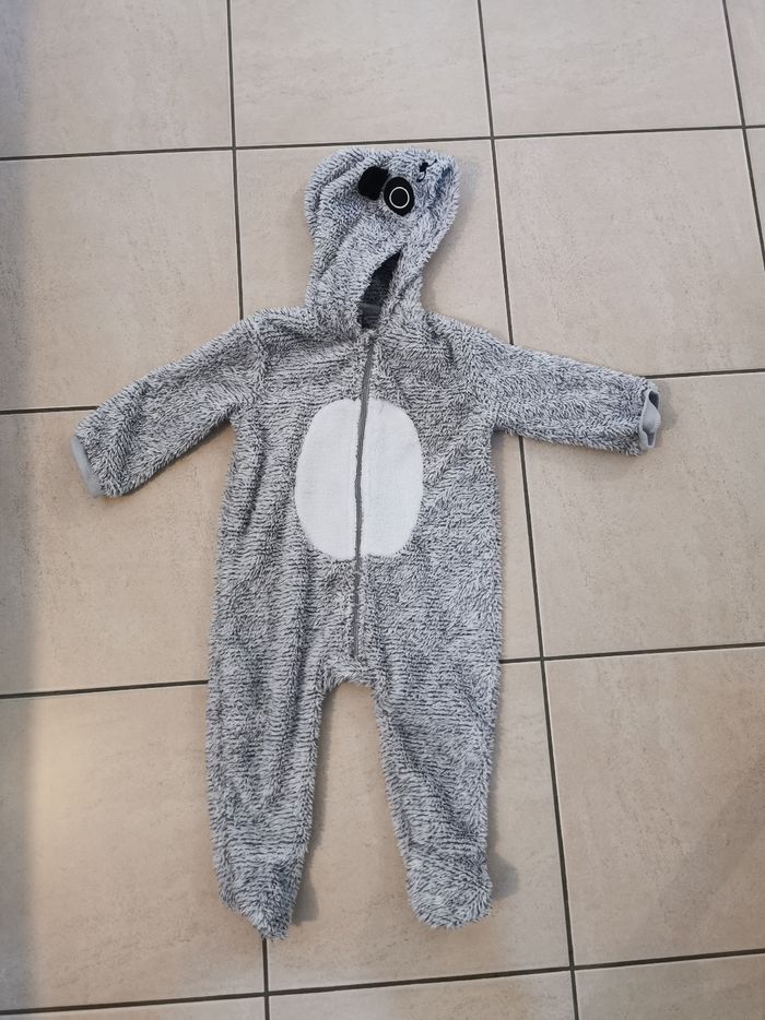 Déguisement combinaison panda 12 mois