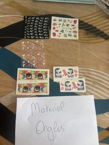 Lot stickers ongles
